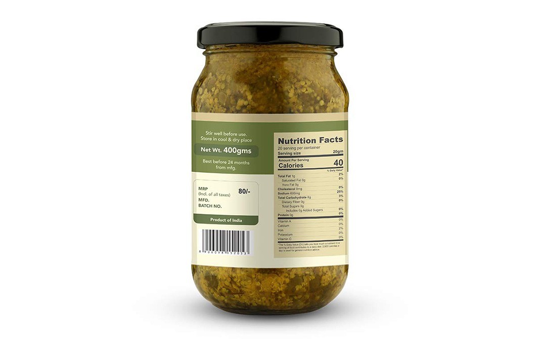 Pursuit Kerda Special Pickle    Glass Jar  400 grams